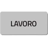 Adhesive label "LAVORO"