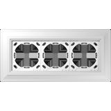 Cover frame LS ZERO plaster frame 3-gang