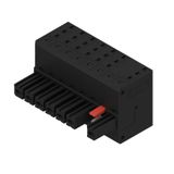 PCB plug-in connector, female plug, 7.62 mm, Number of poles: 7, 180°, PUSH IN with actuator, Tension-clamp connection, Clamping range, max. : 10 mm², Box