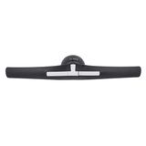 Door-coupling lever handle, padlockable. Black rotating type with screw fixing on door, 94mm/3.7”; □7mm/0.3”. IEC IP65