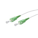 OpDAT patch cord SC-S APC/SC-S APC OS2, white, 10.0 m