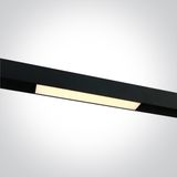 BLACK 15W LINEAR LIGHT WW 48V IP20 MAXI