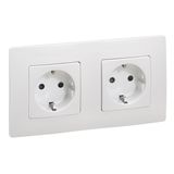 2X2P+E SCH SHUT WHITE