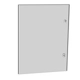 PORTE COMPL COF INOX 1400X800