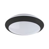 LED ZEUS 16W with sensor circle black