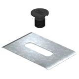 TrayFix Mesh cable tray fastening on FangFix block ¨20mm