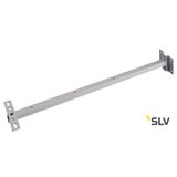 Wall bracket for Outdoor Beam & MILOX floodlight,silver,80cm