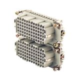 HDC insert, Female, 250 V, 10 A, Number of poles: 72, Crimp connection, Size: 6