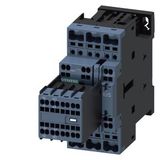 power contactor, AC-3e/AC-3, 17 A, 7.5 kW / 400 V, 3-pole, 110 V AC, 50