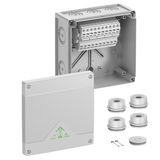 Junction box, Type of protection IP55/IP66, max. 10², Impact strength IK07, Protection class II, Ui 690V AC, Ui 690V DC, DLG, VDE, Halogen free