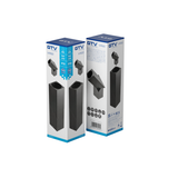 Ceiling luminaire VIRGO, GU10, 57x57x152 mm, IP20, max. 20 W, square, black