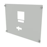 ProfiSNAP Front Plate, for enclosure width 600mm, H=400mm, prepared fo