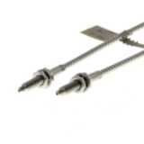 Fiber optic sensor head, through-beam, M4 cylindrical axial, R25 heat E32 7056B