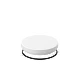 Replacement cover, plastic glass D 300 H 55 colour: white