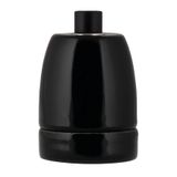 Lampholder Porcelain E27 Black