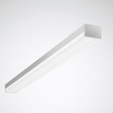 Surface-mounted luminaire Solvan Flow D Prisms Silver rectangular ETDD 37W 4300lm Emergency light Wide reduced glare UGR19 (W19) IK03 3 SDCM