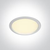 10124U/W/V WHITE SMD UGR19 24W CCTV IP44 230V