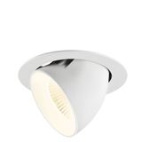 NUMINOS© GIMBLE XL, recessed ceiling light, 4000K, 20ø, wh