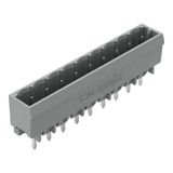 THT male header 1.0 x 1.0 mm solder pin straight gray