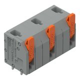 2601-3503 PCB terminal block; lever; 1.5 mm²; Pin spacing 11.5 mm; 3-pole; Push-in CAGE CLAMP®; 1,50 mm²; gray