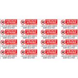 Adhesive label - Dimensions: 330 x 170 mm