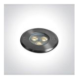 69076A/W SS316L IP67 INGROUND 3x1W WW 24V DC LOW DEPTH