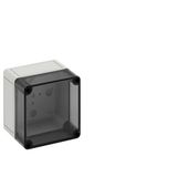 Empty enclosure, Type of protection IP66, Impact strength IK08, Protection class II, Ui 690V AC, Ui 1000V DC, UL, DLG, DNV, Halogen free TK PC 1111-9-to
