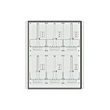 Meter box insert 2-rows, 6 meter boards / 18 Modul heights