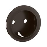 ROCKER 2P+ E SCHUKO BLACK