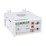 Earth leakage relay with 1 operatin threshold, compact panel mount. CT incorporated, 24-48VAC/DC