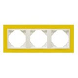 TRIPLE FRAME YELLOW/ICE