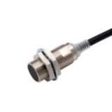 Proximity sensor, inductive, nickel-brass short body, M18, shielded, 5 mm, DC, 3-wire, PNP NO, IO-Link COM3, 2 m robotic cable E2EN1479M