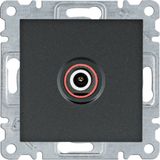 TV socket - black
