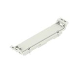 Front element, OMNIMATE Housing - series CH20M  Light Grey, Front element, including preperation for flip cover, Width: 17.5 mm