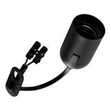 Renovation Lampholder E27 TP Black 2x0.75mm2 15cm