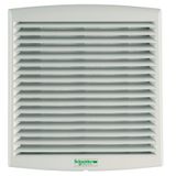 ClimaSys forced vent. IP54, 80m3/h, 24V DC, with outlet grille and filter G2