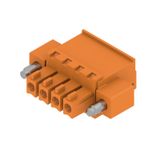 PCB plug-in connector, female plug, 3.81 mm, Number of poles: 4, 270°, Clamping yoke connection, Clamping range, max. : 1.5 mm², Box