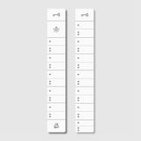 BTC 850-... Lettering insert for key function