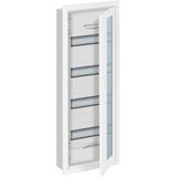 U51TR4 U Compact distribution board, Flush mounting, 48 SU, Isolated (Class II), IP31, Field Width: 1, Rows: 4, 834 mm x 310 mm x 120 mm