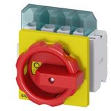 SENTRON, 3LD switch disconnector, EMERGENCY OFF switch, 6-pole, Iu: 25 A