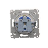 Bell Button, (module), 10AX, quick connection, Bronze matt, metalic