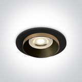 BLACK GU10 10W DARK LIGHT
