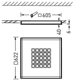 Recessed luminaires Creavo C Lens White ETDD 25W 4200lm Wide reduced glare UGR16 (W16) IK03 3 SDCM 7616451