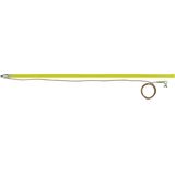 Discharge device w. contact electrode 1-pole L=2000mm w. wing bolt ear