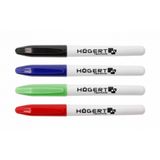 HOEGERT Permanent marker, colour mix 4 pcs