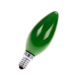 E14 C35 240V 40W Green
