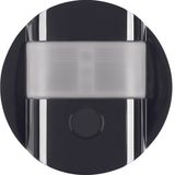 IR motion detector comfort 1.1 m, R.1/R.3/1930/R.classic, black glossy