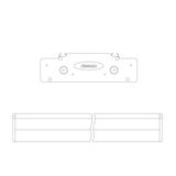 S1 MODULE-CHANNEL 395 35/49W WHITE