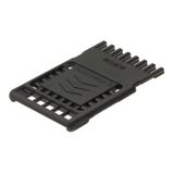 PCB plug-in connector, Accessories, Strain relief, black, Number of poles: 8