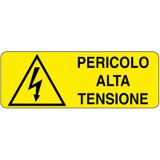 Rectangular danger sign - 350 x 125 mm